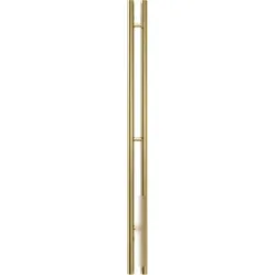Полотенцесушитель электрический TERMINUS Стойка Duo Круг 70х1200 золото