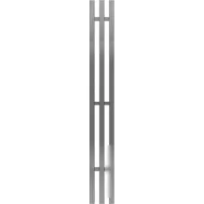 Полотенцесушитель водяной TERMINUS Стойка Trio Квадрат 120x1200 сатин, нижнее подключение 