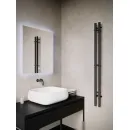 Полотенцесушитель электрический TERMINUS Стойка Duo Круг1200 черный