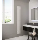 Полотенцесушитель электрический TERMINUS Стойка Quatro Круг 1600 белый