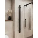 Полотенцесушитель электрический TERMINUS Стойка Tres Круг 1600 черный