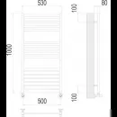 Полотенцесушитель водяной TERMINUS Тоскана 500x1000/17 1/2" нижнее подключение
