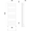 Полотенцесушитель водяной TERMINUS Тоскана 500x1400/23 1/2" нижнее подключение