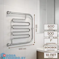 Полотенцесушитель водяной TERMINUS Фокстрот-Лиана 600x500 