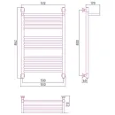 Полотенцесушитель Сунержа Богема с полкой+ 500x800 03-0223-8050