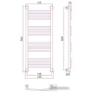 Полотенцесушитель Сунержа Богема+ выгнутая 1000х400 31-0221-1040