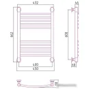 Полотенцесушитель Сунержа Богема+ выгнутая 600х400 05-0221-6040