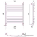 Полотенцесушитель Сунержа Богема+ выгнутая 600х500 31-0221-6050