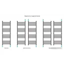 Полотенцесушитель Сунержа Богема+ прямая 1500х500 03-0220-1550