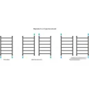 Полотенцесушитель Сунержа Галант+ 500x800 универсальное подключение 05-0200-8050