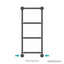 Полотенцесушитель Сунержа Ренессанс 1304 960х400 05-0280-9640