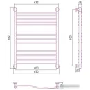 Полотенцесушитель Сунержа Флюид+ 800х600 05-0222-8060