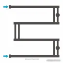 Полотенцесушитель Сунержа High-Tech model "M+" 600х600 05-4050-6060