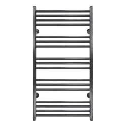 Полотенцесушитель водяной Gloss & Reiter Line 500х1000/17 1" черный, нижнее подключение