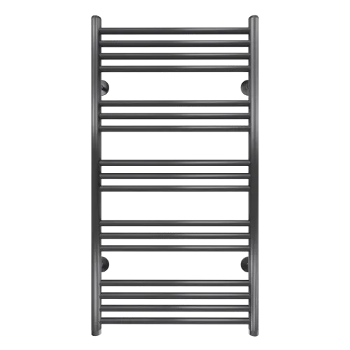 Полотенцесушитель водяной Gloss & Reiter Line 500х1000/17 1" черный, нижнее подключение