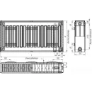 Стальной панельный радиатор Лидея ЛУ 22-308 300x800
