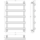 Полотенцесушитель Сунержа Атлант 800х500 03-0226-8050