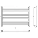 Полотенцесушитель Сунержа Богема L 600х900 03-0202-6090
