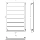 Полотенцесушитель Сунержа Канцлер 800х500 03-0254-8050