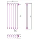 Сунержа Эстет-11 EU50 500х225 5 секций (золото)