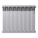 Биметаллический радиатор Royal Thermo Revolution Bimetall 500 2.0/Silver Satin (8 секций)