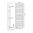 Биметаллический радиатор Royal Thermo PianoForte Tower 500 new/Silver Satin (22 секции)