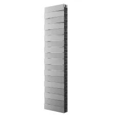 Биметаллический радиатор Royal Thermo PianoForte Tower 300 /Silver Satin (18 секций)