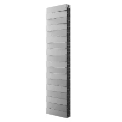 Биметаллический радиатор Royal Thermo PianoForte Tower 300 /Silver Satin (18 секций)