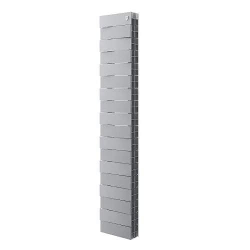 Биметаллический радиатор Royal Thermo PianoForte Tower 200 /Silver Satin (18 секций)