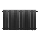 Биметаллический радиатор Royal Thermo PianoForte 500 Чёрный VR80 (12 секций)