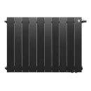 Биметаллический радиатор Royal Thermo PianoForte 500 Чёрный VR80 (10 секций)