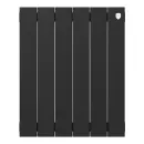 Биметаллический радиатор Royal Thermo PianoForte 500 Чёрный (6 секций)