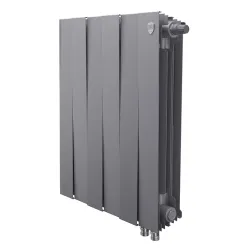 Биметаллический радиатор Royal Thermo PianoForte 500 Серебристый VR80 (6 секций)