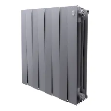 Биметаллический радиатор Royal Thermo PianoForte 500 Серебристый (8 секций)