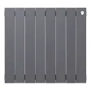 Биметаллический радиатор Royal Thermo PianoForte 500 Серебристый (8 секций)