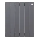Биметаллический радиатор Royal Thermo PianoForte 500 Серебристый (6 секций)