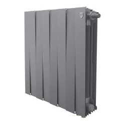 Биметаллический радиатор Royal Thermo PianoForte 500 Silver Satin VDR80 (8 секций)