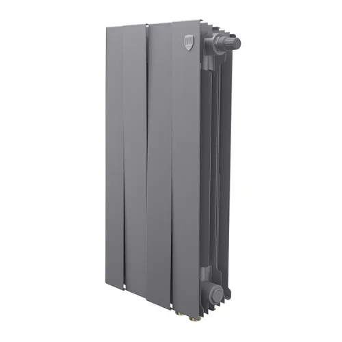 Биметаллический радиатор Royal Thermo PianoForte 500 Silver Satin VDR80 (4 секции)