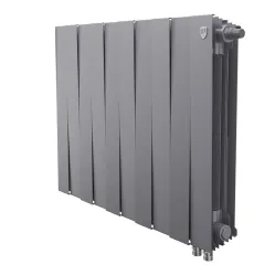 Биметаллический радиатор Royal Thermo PianoForte 500 Silver Satin VDR80 (12 секций)