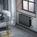 Биметаллический радиатор Royal Thermo PianoForte 300 Чёрный (8 секций)