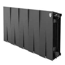 Биметаллический радиатор Royal Thermo PianoForte 300 Чёрный (10 секций)