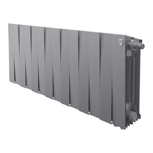 Биметаллический радиатор Royal Thermo PianoForte 300 Серебристый VR80 (14 секций)