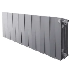 Биметаллический радиатор Royal Thermo PianoForte 300 Серебристый (16 секций)