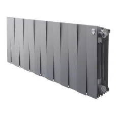 Биметаллический радиатор Royal Thermo PianoForte 300 Серебристый (14 секций)
