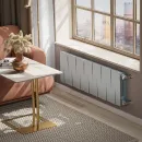 Биметаллический радиатор Royal Thermo PianoForte 300 Серебристый (14 секций)
