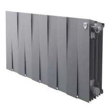 Биметаллический радиатор Royal Thermo PianoForte 300 Серебристый (10 секций)