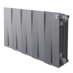 Биметаллический радиатор Royal Thermo PianoForte 300 Серебристый (10 секций)