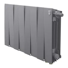 Биметаллический радиатор Royal Thermo PianoForte 300 Silver Satin VDR80 (8 секций)