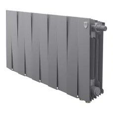 Биметаллический радиатор Royal Thermo PianoForte 300 Silver Satin VDR80 (10 секций)