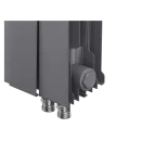 Биметаллический радиатор Royal Thermo PianoForte 300 /Silver Satin (14 секций) VDR